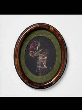 Oval Frame Floral Wall Art - Threshold designed with Studio McGee